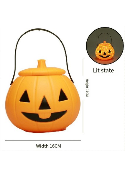 Cadılar Bayramı Balkabağı Feneri Çocuk Taşınabilir Kabak Feneri Cadılar Bayramı Taşınabilir Kabak Kovası Çocuk (Yurt Dışından) fırsatları