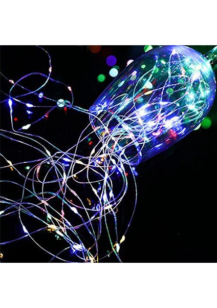 LED Güneş Peri Işıkları Açık Güneş Peri Işıkları, 12M 120LED Bakır Tel Peri Işıkları, Su Geçirmez 2 Paket Renkli (Yurt Dışından) fırsatları