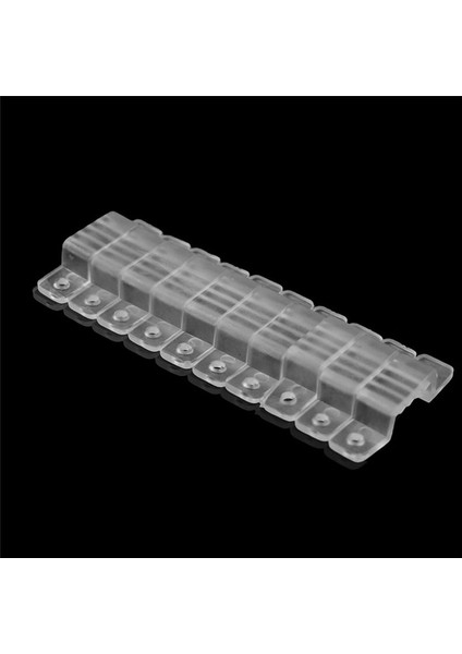 LED Işık Şeridi Montaj Klipsi 5730 / 2835 / 5050 Montaj Tutucu Yarı Saydam Çıtçıt (Genişlik 14MM, 100 Adet / Paket) (Yurt Dışından)