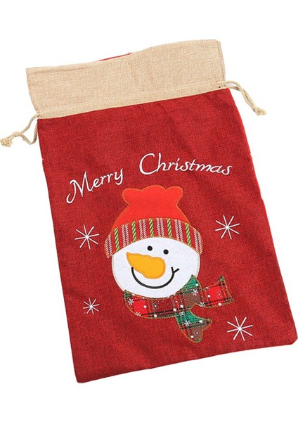 Noel Çuval ve Hediye Çantalar, Noel Baba Noel Çantası, Noel Için Hediye Çantası, Ipli Noel Baba Çuval, Noel Çuval B (Yurt Dışından)