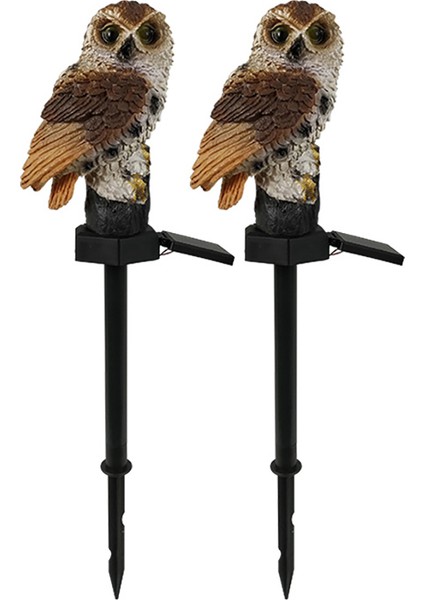 2 Adet Açık Güneş Çim Lambası Bahçe Dekorasyon Lambası Su Geçirmez Yol Çim Yard Bahçe Lambaları Tasarım B (Yurt Dışından)