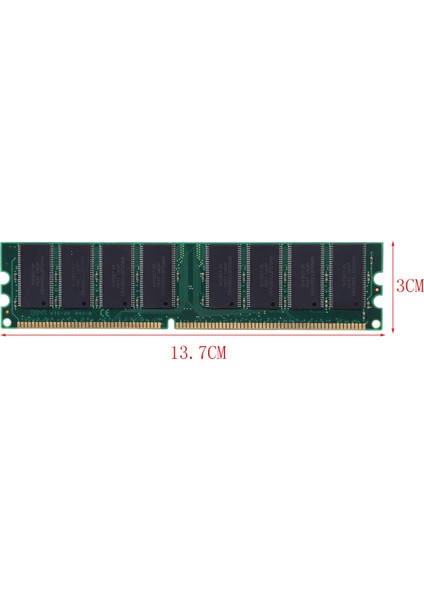 2.6V Ddr 400MHZ 1gb Bellek 184PINS PC3200 Masaüstü Ram Cpu Gpu Apu Ecc Olmayan Cl3 Dımm (Yurt Dışından)