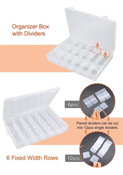 Mücadele Kutusu Organizatör 18 Izgaralar Plastik Zanaat Kutusu Organizatör Boncuk Organizatör Temizle Balıkçılık Kutusu Bölücüler, 4 Paket (Yurt Dışından) fiyatları