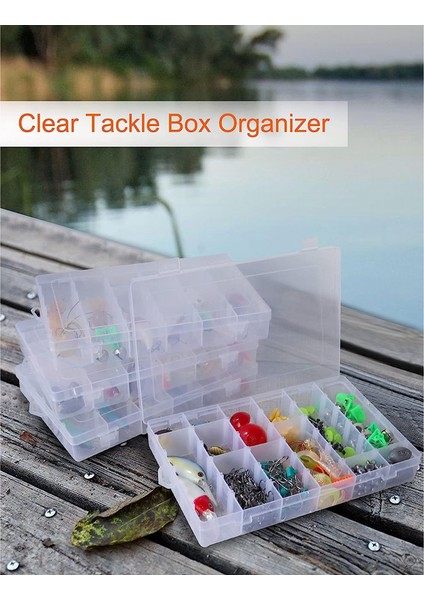 Mücadele Kutusu Organizatör 18 Izgaralar Plastik Zanaat Kutusu Organizatör Boncuk Organizatör Temizle Balıkçılık Kutusu Bölücüler, 4 Paket (Yurt Dışından) modelleri