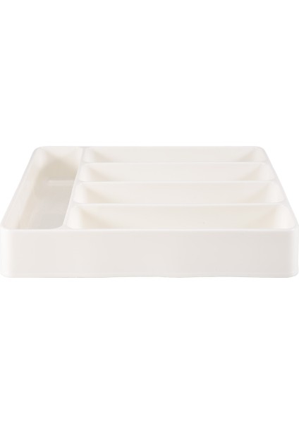 Yeni Mutfak Çekmecesi Organizatör Tepsi Kaşık Çatal Bıçak Takımı Ayırma Bitirme Saklama Kutusu Çatal Bıçak Takımı Mutfak Depolama Organizasyonu Beyaz (Yurt Dışından) fırsatları