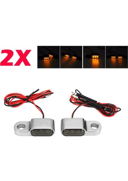 2x Evrensel Su Geçirmez Österge Işığı Flaşö LED Chorme (Yurt Dışından) fırsatları