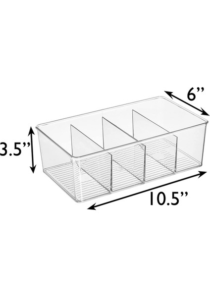 2 Adet Plastik Kiler Organizasyonu ve Bölücülü Saklama Kutuları - Mükemmel Mutfak Organizasyonu Veya Mutfak Depolama (Yurt Dışından) fiyatları