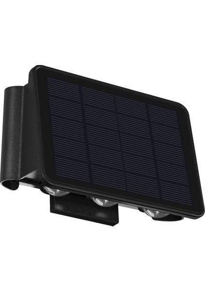 Güneş Enerjili Duvar Lambası Dış Mekan Yukarı-Aşağı Aydınlatma LED Lamba Avlu Bahçe Için Güneş Enerjili Duvar Yıkama Işıkları 6 Işık (Yurt Dışından)