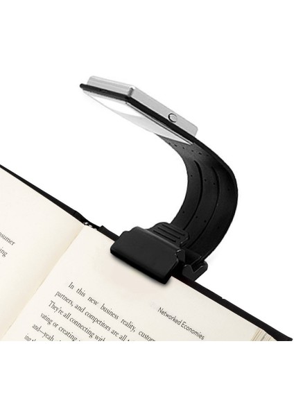 Kitap Işığı, LED Klipsli Okuma Lambası USB Şarj Edilebilir Sağlam Anahtar 4 Seviye Ayarlanabilir Parlaklık Esnek Işık Kitap Vb. ile Okumak Için Çok Fonksiyonlu ve Yatak Lambası (Yurt Dışından)