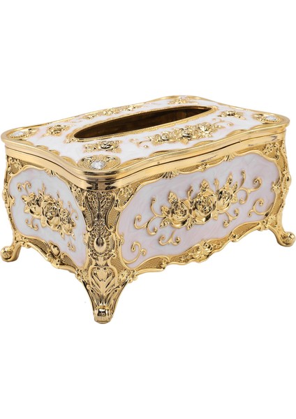 Akrilik Doku Kutusu Evrensel Kağıt Rafı Ofis Masası Aksesuarları Ev Ofis Ktv Otel Araba Kılıfı Tutucu Altın (Yurt Dışından) indirimleri