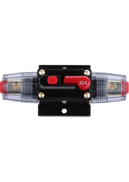 Araç Ses 30A Için 20 - 250AMP Devre Kesici Sigorta Tutucu Dc 12V 24V (Yurt Dışından)