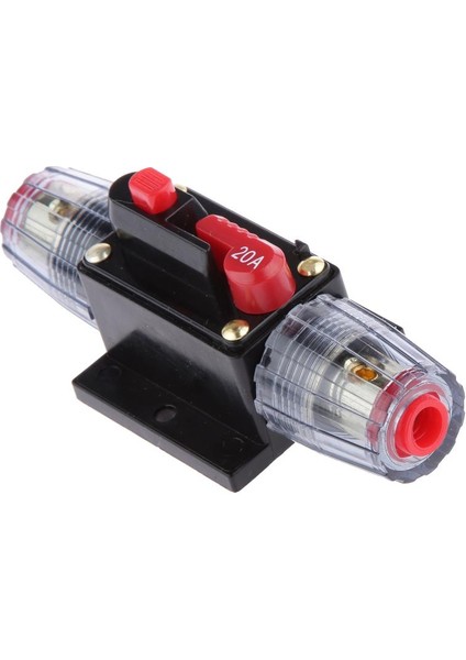 Araç Ses Sistemi 20A Için Sigorta Tutuculu 20-300AMP Devre Kesici 12V/24V 12-24V (Yurt Dışından)