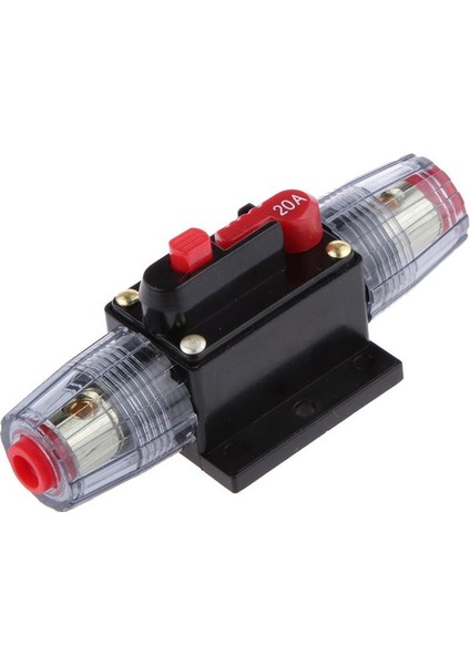 Araç Ses Sistemi 20A Için Sigorta Tutuculu 20-300AMP Devre Kesici 12V/24V 12-24V (Yurt Dışından)