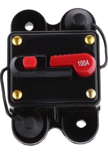 Araç Ses Sistemi 100A Için Sigorta Tutuculu 20-300AMP Devre Kesici 12V/24V 12-24V (Yurt Dışından)
