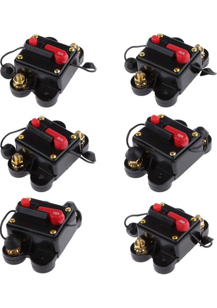 Araç Ses Sistemi 250A Için Sigorta Tutuculu 20-300AMP Devre Kesici 12V/24V 12-24V (Yurt Dışından)
