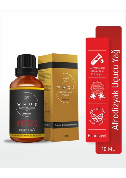 Afrodizyak Uçucu Yağ Esansiyel Parfüm Aromaterapi Yağı Buhurdanlık Yağı 10 ml