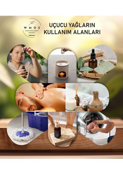 Nefesaç Nane ve Okaliptüs Esansiyel Uçucu Koku Yağı Buhurdanlık Yağı Difüzör Esansı Küre 30ML