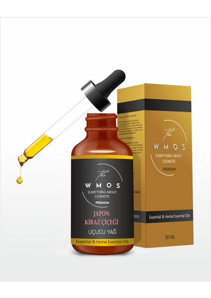 Japon Kiraz Çiçeği Uçucu Yağ 100 % Saf Esansiyel Uçucu Yağ Aromaterapi Yağı Oda Kokusu Cam Dam 30ML