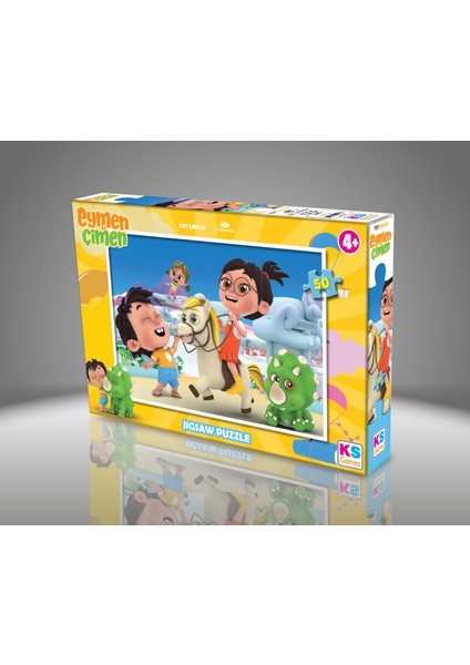 KS Games Eymen Ile Çimen 50 Parça Puzzle