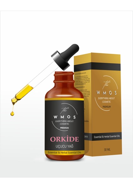 Orkide Uçucu Yağ 100 % Saf Esansiyel Uçucu Yağ Aromaterapi Yağı Oda Kokusu Cam Damlalıklı 30ML