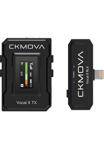 Vocal x V5 2.4 Ghz Dahili Mikrofonlu Lightning Alıcılı Telsiz Mikrofon Seti