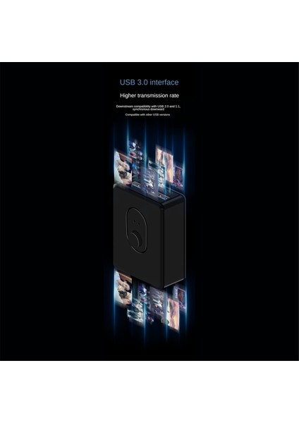 USB 3.0 Kvm Anahtarı 1x2/2x1 Anahtarı Switcher USB Splitter Dizüstü Bilgisayar Için Paylaşılan Denetleyici Yazıcı Klavye Fare, D (Yurt Dışından)