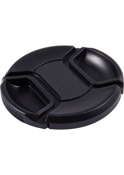 Siyah 62 mm Orta Kıstırma Tasarımlı Ön Lens Kapağı Kapağı (Yurt Dışından)