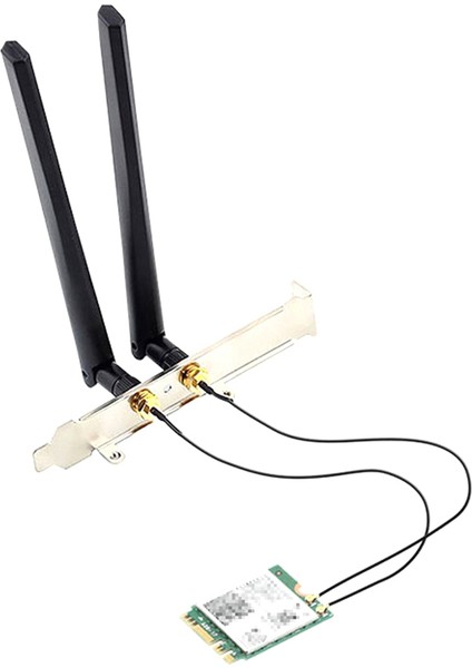 MT7921 Wıfı6 Masaüstü Bilgisayar Dizüstü Dahili Kablosuz Ağ Kartı 2.4g 5g Gigabit Ağ Kartı M2 5.2 Bt Ağ Kartı (Yurt Dışından)