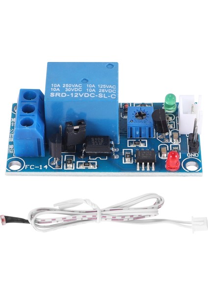 Dc 12V Fotoelektrik Değiştirme Sensörü Röle Modülü 50MMX25MM W 2 Kablo (Yurt Dışından)
