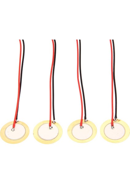 12 Adet 27MM Piezo Diskler Leads ile Mikrofon Davul Tetik Akustik Pikap Cbg Gitar (Yurt Dışından)