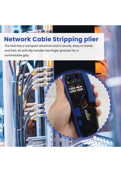 RJ45 Aracı Ağ Crimper RJ45 Sıkma Aracı Striptizci Kesici RJ45 Cat6 CAT5E Cat5 RJ11 RJ12 Konektörü (Yurt Dışından)