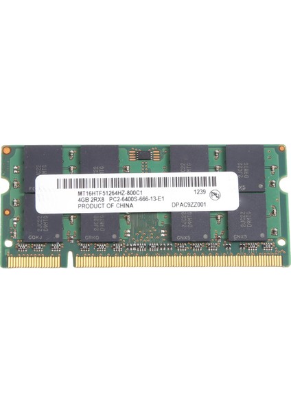 mt Ddr2 4 GB 800 Mhz Ram Pc2 6400 S 16 Cips 2rx8 1.8 V 200 Pin Sodımm Dizüstü Bilgisayar Belleği Için (Yurt Dışından)