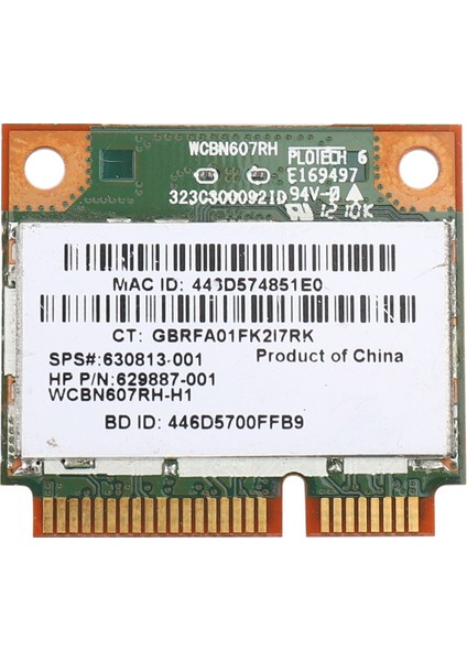 RT3592BC8 Hp 4530S 4330S 4430S 4230S Için Çift Bantlı 300M ve Bluetooth 3.0 Kablosuz Kartı Sps: 630813-001 (Yurt Dışından)