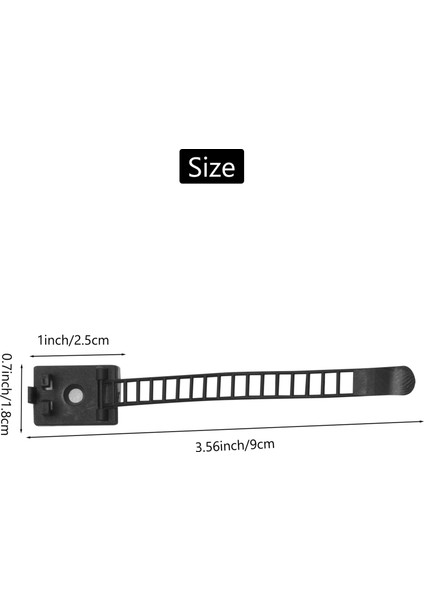 Ayarlanabilir Kablo Tutucu Seti Yönetimi, Yapışkanlı Güvenli Destekli Kablo Sabitleme Tel Tutucusunun Kablo Klipsleri (Yurt Dışından) indirimleri