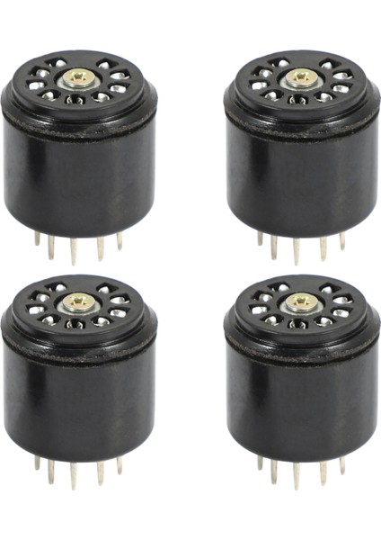 4x 9pin Bakalit Vakumlu Tüp Soketi Koruyucu Tabanı 12AX7 12AU7 ECC82 ECC83 Amper Için, 4 Adet (Yurt Dışından)