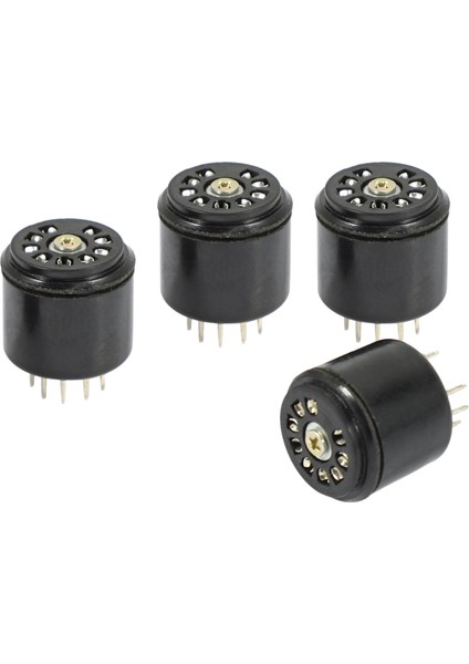 4x 9pin Bakalit Vakumlu Tüp Soketi Koruyucu Tabanı 12AX7 12AU7 ECC82 ECC83 Amper Için, 4 Adet (Yurt Dışından)