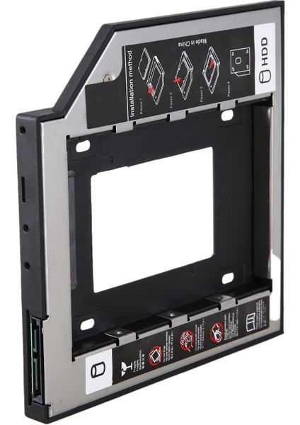 Evrensel Sata 2nd HDD SSD Sabit Disk Caddy 9.5mm Cd/dvd-Rom Optik Bay HDD Sataii Sdd Sabit Disk Braketi (Yurt Dışından)