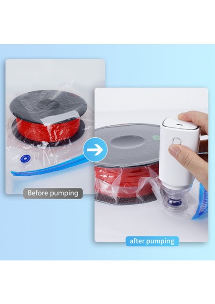 USB Şarj Edilebilir Elektrikli Hava Pompası 3D Yazıcı Için Pla Filament Vakum Torbası Tek Anahtar Hızlı Pompalama Filament Kuru Mühürleyen B (Yurt Dışından)