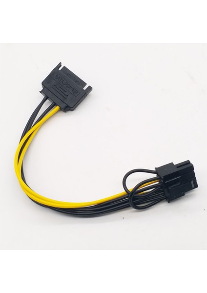 Adet 15PIN Sata Erkek 8pin(6+2) Pcı-E Güç Uzatma Kablosu 20CM Sata Kablosu 15-Pin 8 Pin 18AWG Tel Grafik Kartı Için (Yurt Dışından)