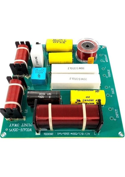 2pcs 300W 3 Yollu Tiz Orta Bas Hoparlör Frekans Bölücü Geçiş Filtresi (Yurt Dışından)