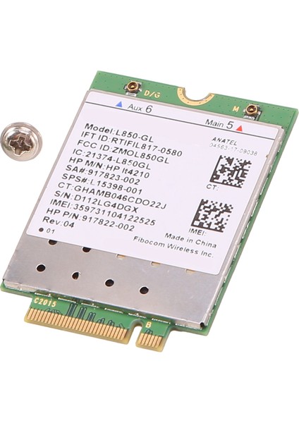 L850-GL LT4210 Fdd-Lte Tdd-Lte 4g Kart 4g Modülü SPS,917823-001 430 440 450 G5 Dizüstü Bilgisayar Için (Yurt Dışından)