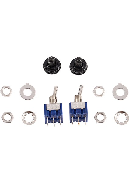 Adet Ac 6A 125 V Dpdt 3 Pozisyon On-Off-On Güç Kontrol Geçiş Anahtarı (Yurt Dışından)