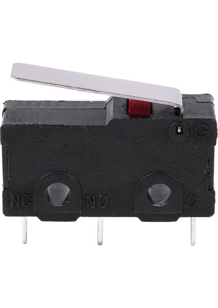 20 Adet Ac 125V 250V 5A Spdt 3-Pin Anlık Plastik Mikro Limit Anahtarı Siyah + Gümüş (Yurt Dışından)