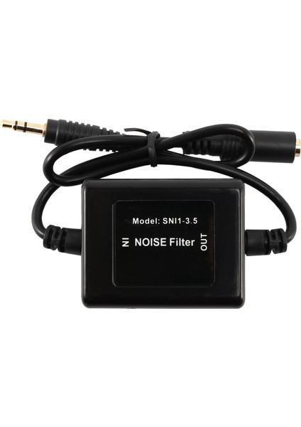 Snı-1/3.5 Gürültü Filtresi Dalgalı Kütle Filtresi Izolatörü 3.5mm Siyah (Yurt Dışından)