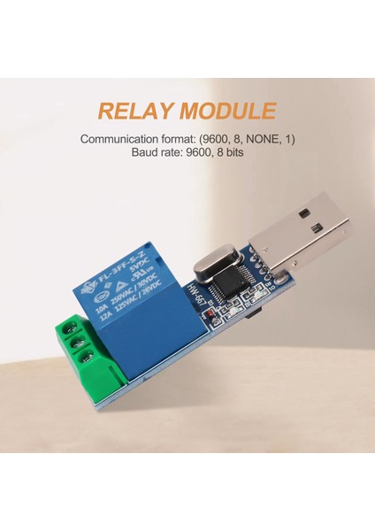 HW667 Seri Port Kontrol Röle Modülü/kurulu Mcu Bilgisayar USB Kontrol Anahtarı Pl Jog Kendinden Kilitlemeli (Yurt Dışından)