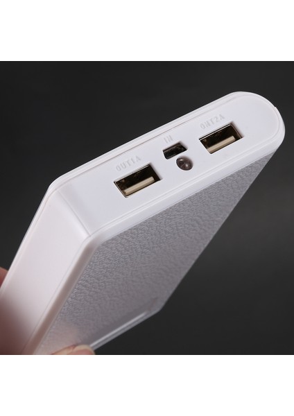 Taşınabilir USB Şarj Cihazı 5V 2A 18650 Iphone6 Smartphone Için Güç Bankası Pil Kutusu Renk: Beyaz (Yurt Dışından) indirimleri