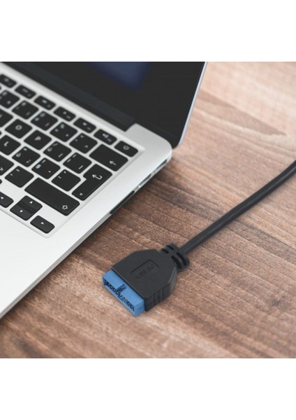USB 3.1 Ön Panel Başlığı - USB 3.0 20PIN Başlık Uzatma Kablosu Asus Anakart Için 20 cm (Yurt Dışından)