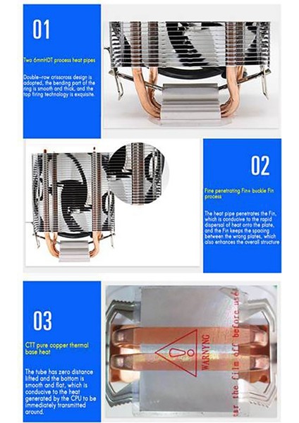Kardan Adam X200 Cpu Soğutucu 2 Isı Borusu 120MM Sessiz Fan 4pin Pwm Pc Soğutucu Intel LGA2011 Amd Cpu Soğutma Fanı (Yurt Dışından)