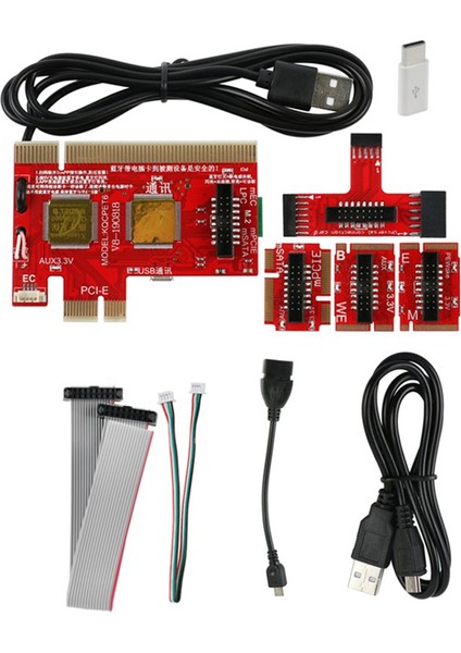 V8 Çok Işlevli Dizüstü ve Masaüstü Bilgisayar Evrensel Sonrası Teşhis Test Kartı Hata Ayıklama Desteği Pcı,pcı-E,lpc,mini,msata (Yurt Dışından)