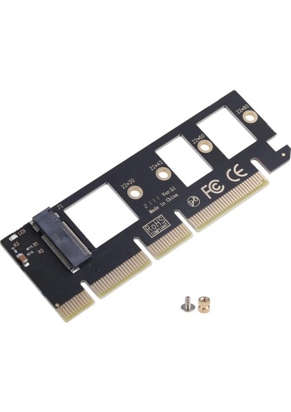 M.2 Nvme Ssd'den Pcı-E 3.0X16/X8/X4 Masaüstü SSD Adaptör Kartı Desteği 2230 2242 2260 2280 Boyutu Sabit Disk Genişletme Kartı (Yurt Dışından)